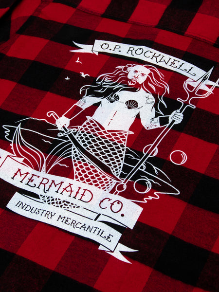 O.P. Rockwell Mermaid Co. Flannel Shirt
