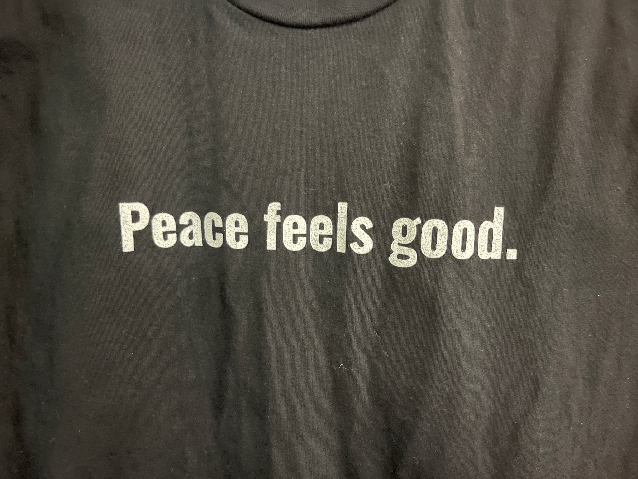"Peace Feels Good" Vintage-style Short Sleeve Unisex Tee