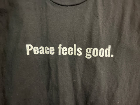 "Peace Feels Good" Vintage-style Short Sleeve Unisex Tee